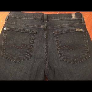 7 For All Mankind straight leg jeans size 27